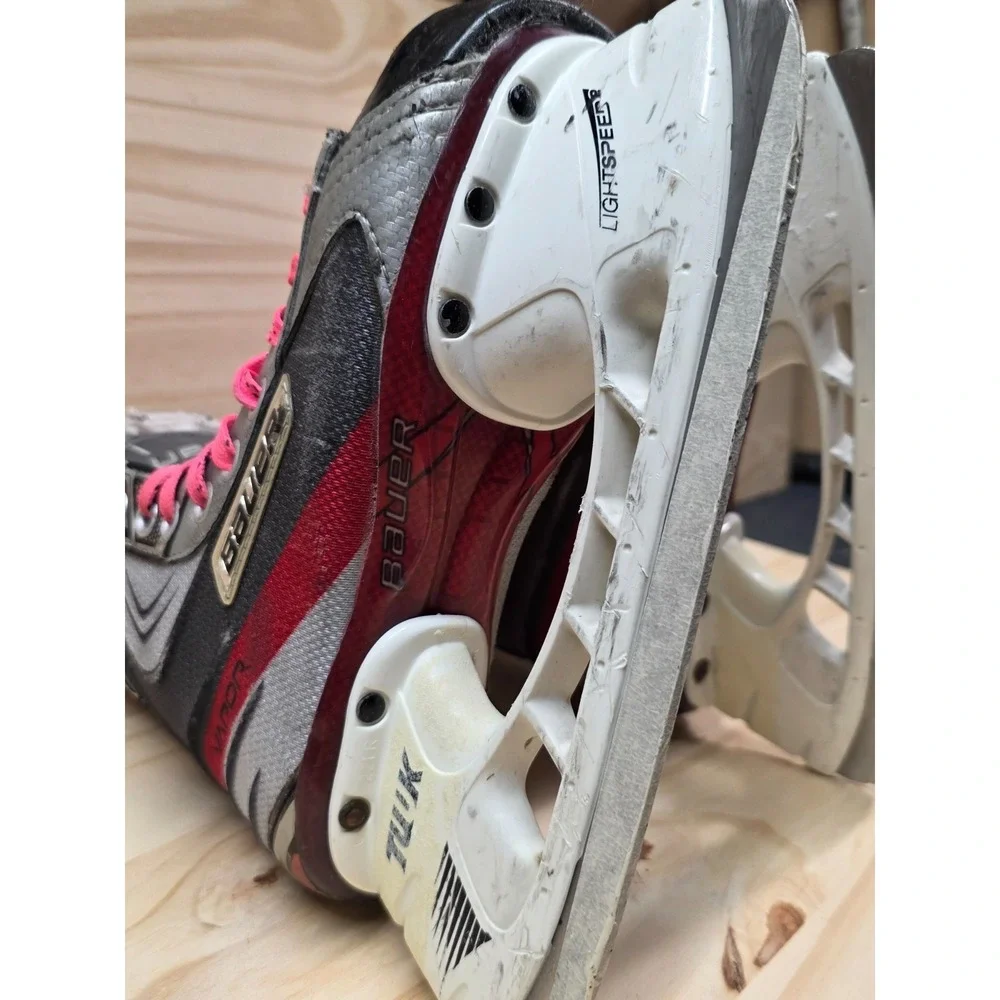 Bauer Vapor X3.0 Ice Hockey Skates Light Speed Youth Size 3.5 - Used‎